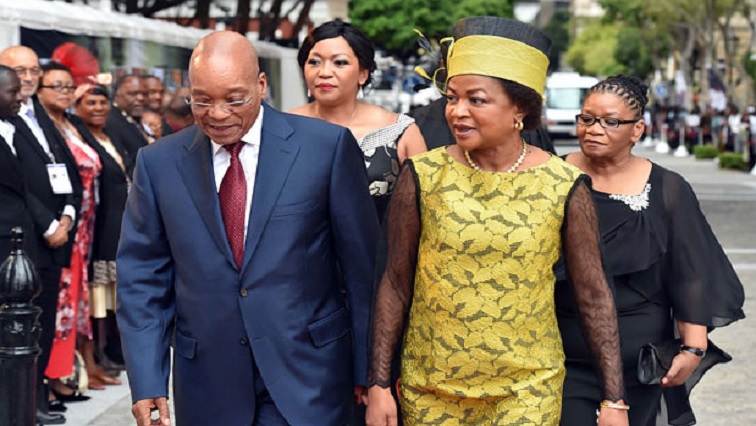 Baleka Mbete and former President Jacob Zuma.