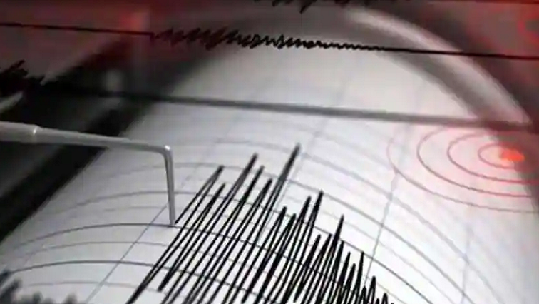 Earthquake being measured on a Richter scale