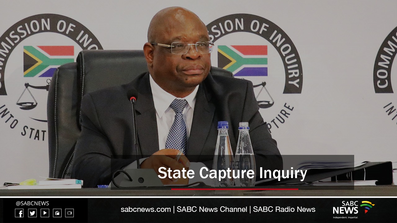 State Capture Commission chair, Raymond Zondo.
