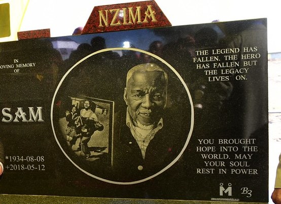 Nzima died in 2018 aged 83