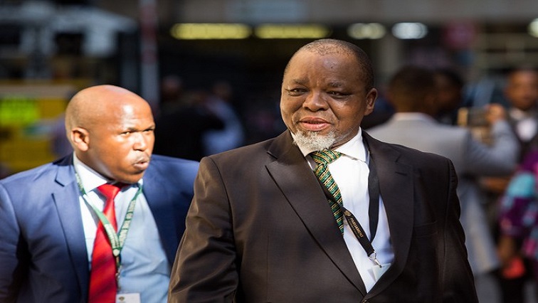 Minister of Mineral Resources Gwede Mantashe.