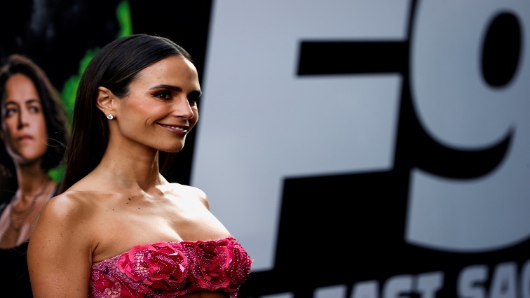 Cast member Jordana Brewster attends the world premiere of the movie "F9: The Fast Saga" at TCL Chinese theatre in Los Angeles, California, US.