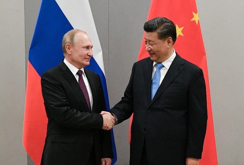 [File Image] Russian President Vladimir Putin and his Chinese counterpart Xi Jinping.