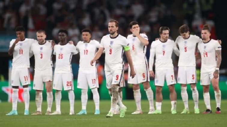 England's Harry Kane walks up during a penalty shootout Pool.