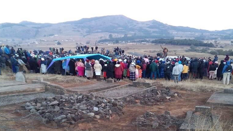 Mourners pay their last respects to Eswatini protest victims.