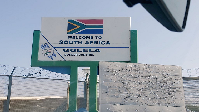 Golela border gate is seen in the image.