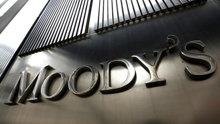 Credit rating agency, Moody's logo.