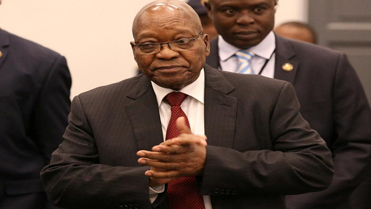 Former president Jacob Zuma arrives to appear before the Commission of Inquiry into State Capture in Johannesburg, South Africa, on July 19, 2019.