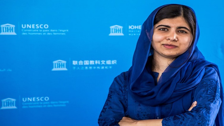 Nobel Peace Prize laureate Malala Yousafzai poses for photographs during the Education and Development G7 Ministers Summit in Paris, France, July 5, 2019.