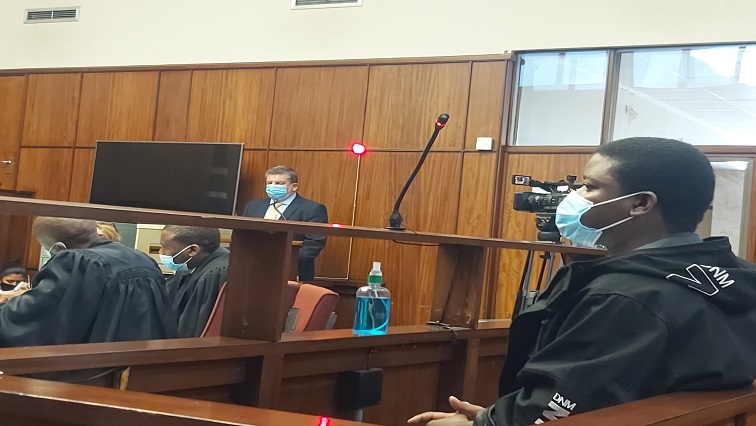 [File Image] 31-year-old Fees Must Fall activist Bonginkosi Khanyile sitting in court.