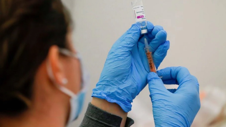 A dose of the AstraZeneca COVID-19 vaccine is prepared in a vaccination centre at Newmarket Racecourse, Britain March 26, 2021.