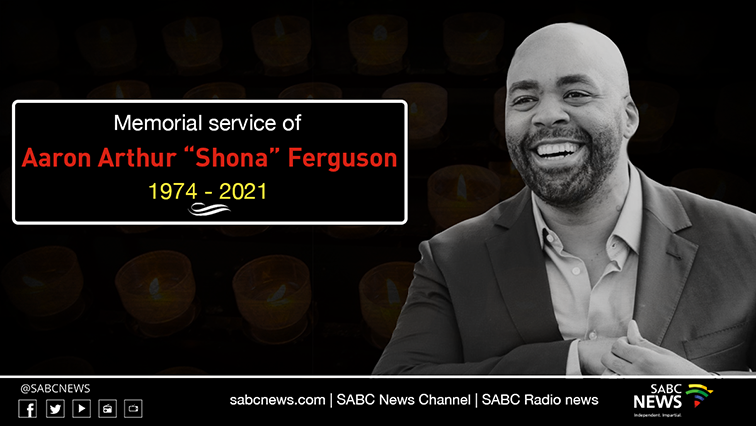 The memorial service for actor and director Shona Ferguson took place in Johannesburg on Friday morning.