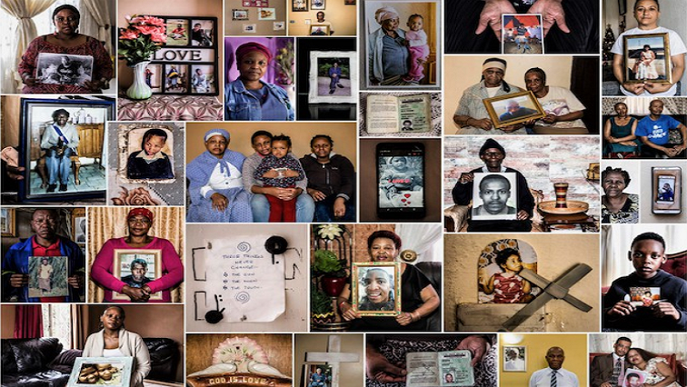 Images by Ground Up of the Life Esidimeni online memorial. The online memorial includes the personal stories of 20 families who lost loved ones.