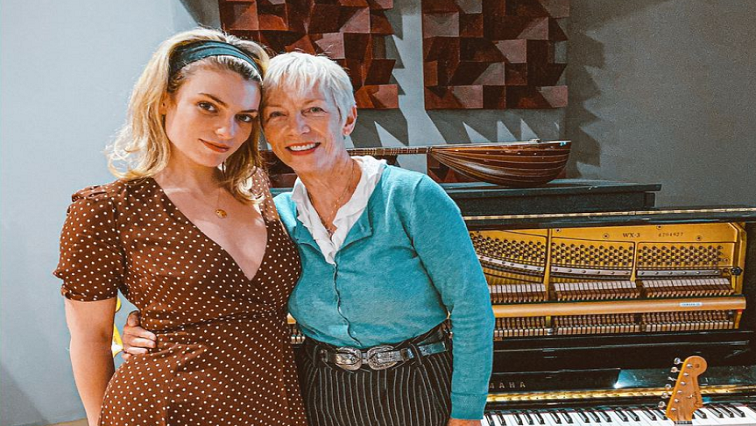 Lola Lennox and her mother Annie Lennox pose in Los Angeles, CA, U.S., 2020.