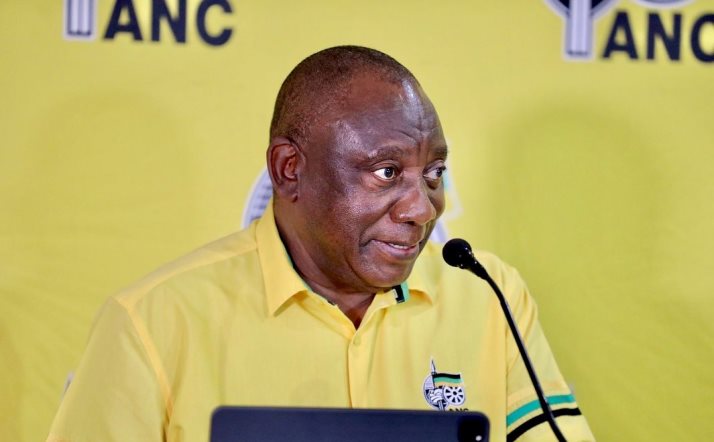 ANC President Cyril Ramaphosa briefing the media on the candidate breakdown for the 2021 LGE