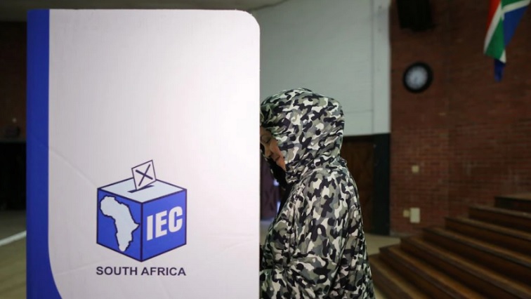Waeeda Salie, casts her ballot at a polling station, during the South Africa's parliamentary and provincial elections, in Cape Town, South Africa, May 8, 2019.