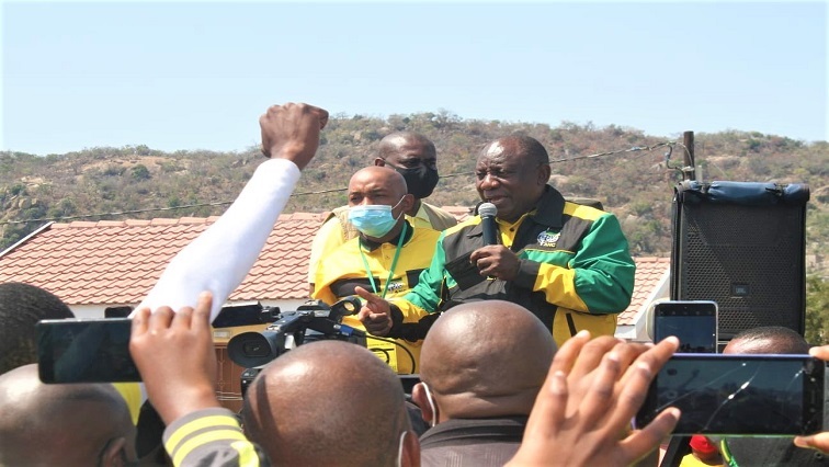 ANC President Cyril Ramaphosa was in Mbombela, Mpumalanga during the last day of the voters' registration. 