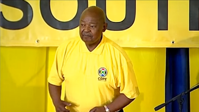 COPE President Mosioua Lekota at a party gathering.