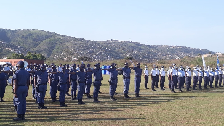 Members of the South African Police Service.