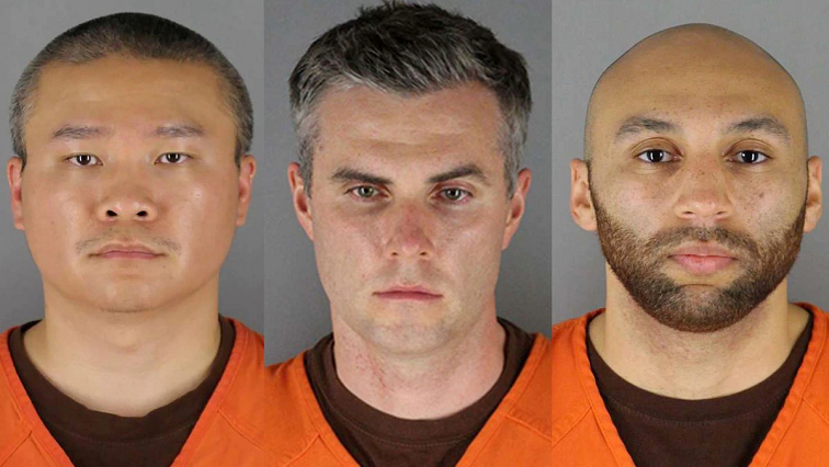(L-R) Former Minneapolis police officers Tou Thao, Thomas Lane and J. Alexander Kueng in a combination of booking photographs from the Minnesota Department of Corrections and Hennepin County Jail in Minneapolis, Minnesota.