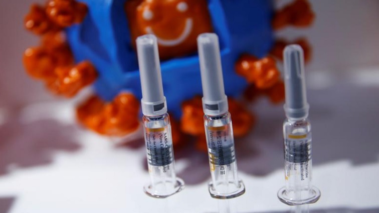 A booth displaying a coronavirus vaccine candidate from Sinovac Biotech Ltd is seen at the 2020 China International Fair for Trade in Services (CIFTIS), following the COVID-19 outbreak, in Beijing, China September 5, 2020.