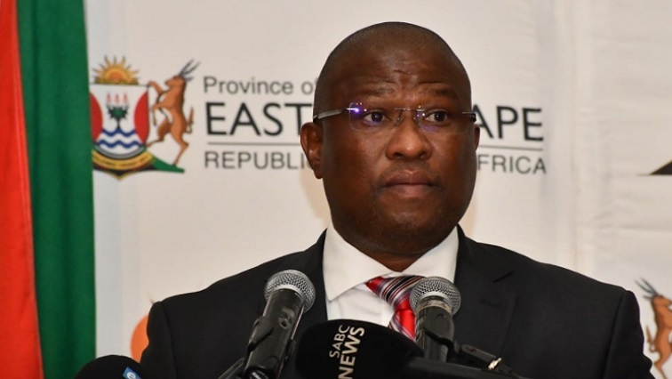File image: Eastern Cape Premier Oscar Mabuyane speaking at an event.
