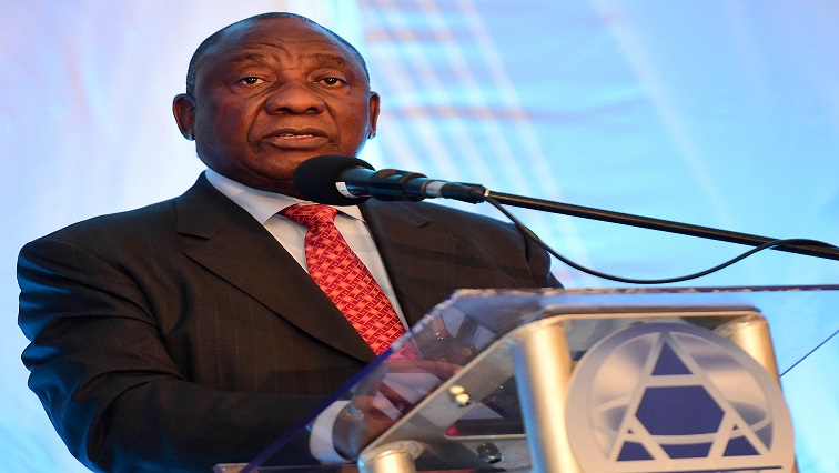 (File Image) President Cyril Ramaphosa at the centenary celebration of the Afrikanerbond during their National General Meeting(Bondsraad) in Paarl in the Western Cape.