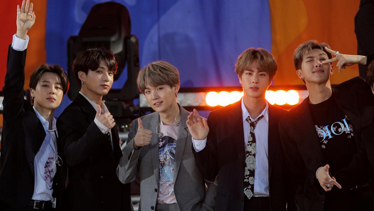 Members of K-Pop band, BTS appear on ABC's 'Good Morning America' show in Central Park in New York City, U.S., May 15, 2019.