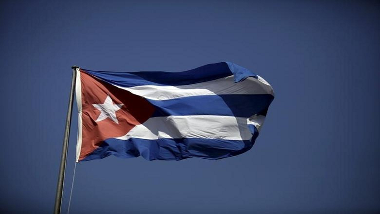 File image: The Cuban flag flies in Havana.