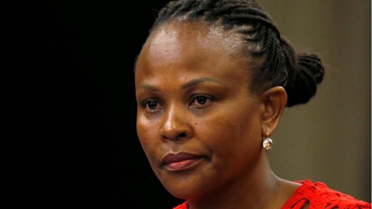 (File Image) Public Protector Busisiwe Mkhwebane listens during a briefing at Parliament in Cape Town, South Africa, October 19, 2016.