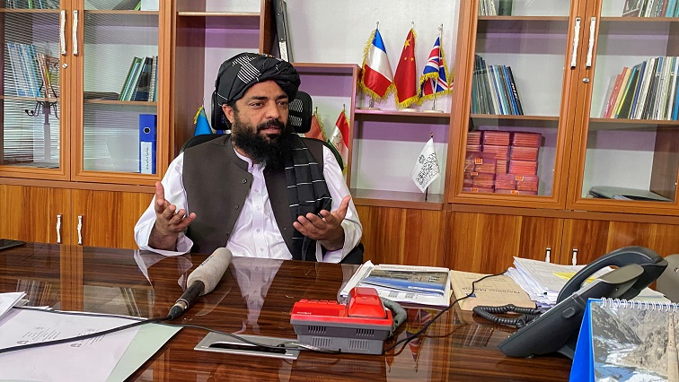 Waheedullah Hashimi, Director of External Programmes and Aid at the Ministry of Education, speaks during an interview in Kabul, Afghanistan October 31, 2021. [File image]