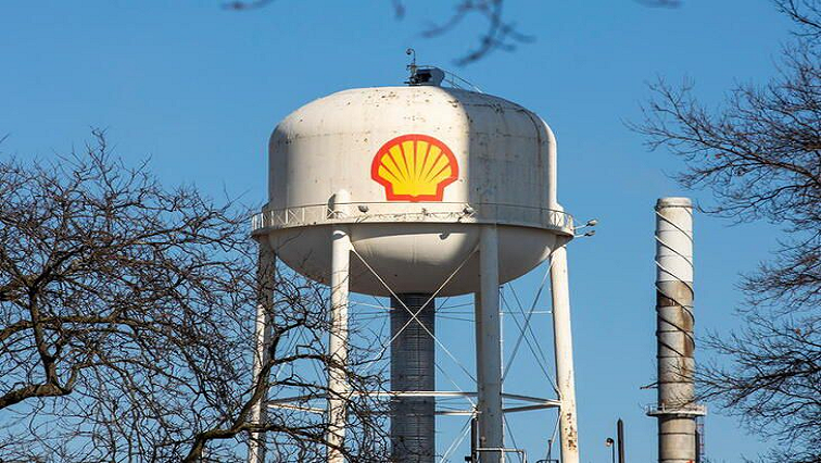 The Shell tank with a  logo