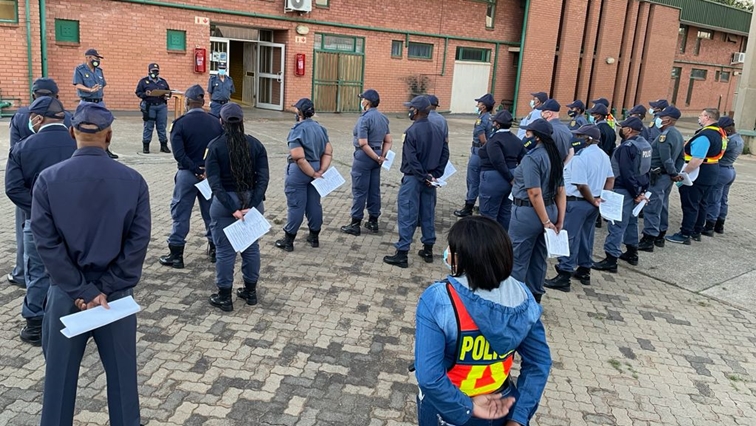SAPS officials in  Gauteng, including traffic police on Monday, 1 November 2021.