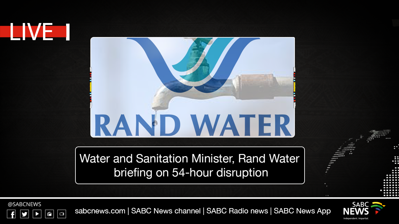 LANGSUNG |  Pengarahan tentang berkurangnya pasokan air di beberapa bagian Gauteng – SABC News