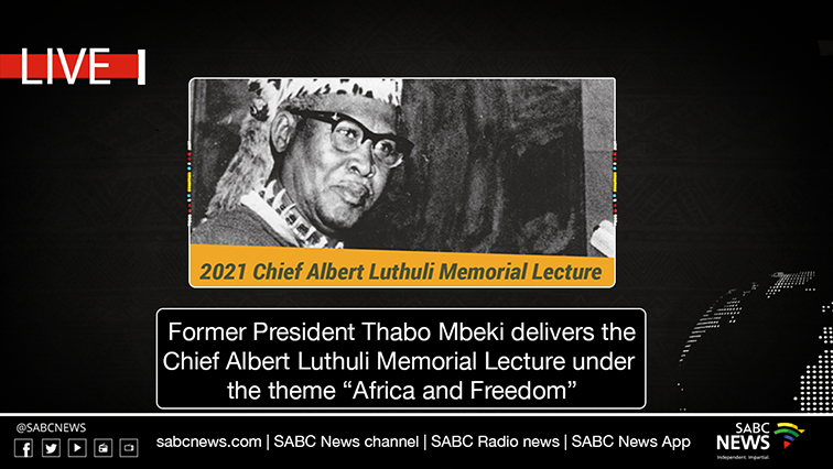 LANGSUNG : Ceramah Peringatan Ketua Albert Luthuli – Berita SABC