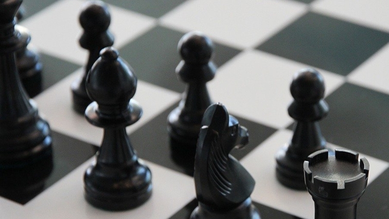 File image: Chess pieces on a chess board.