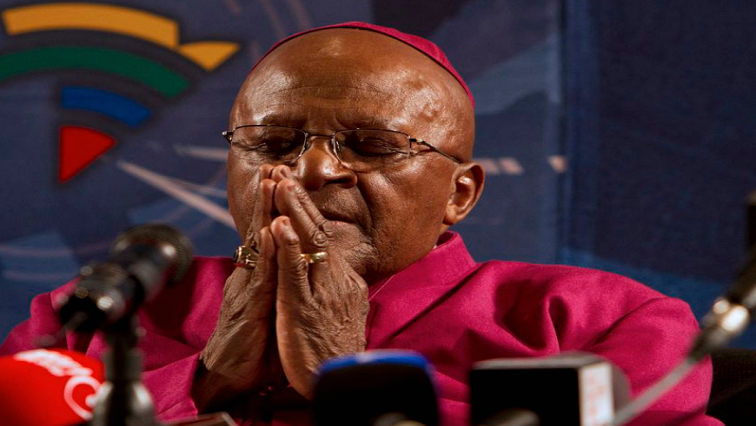 [File Image] Archbishop Emeritus and Nobel Laureate Desmond Tutu pays tribute to Nelson Mandela during a news conference in Cape Town December 6, 2013.