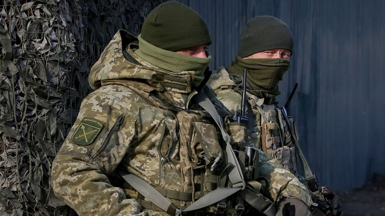 Servicemen are seen near the village of Zolote, disengagement area of government and Russian-backed rebel troops, in the eastern Ukrainian region of Luhansk, Ukraine November 2, 2019.