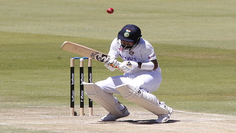 India's KL Rahul in action