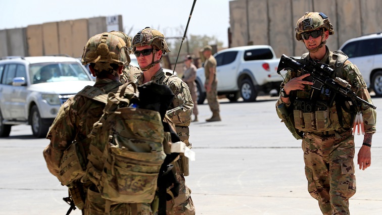 US soldiers are seen during a handover ceremony of Taji military base from US-led coalition troops to Iraqi security forces, in the base north of Baghdad, Iraq [File image]