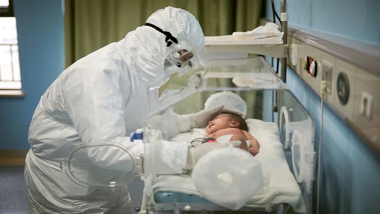 [File Image] A medical staff attends to a baby.
