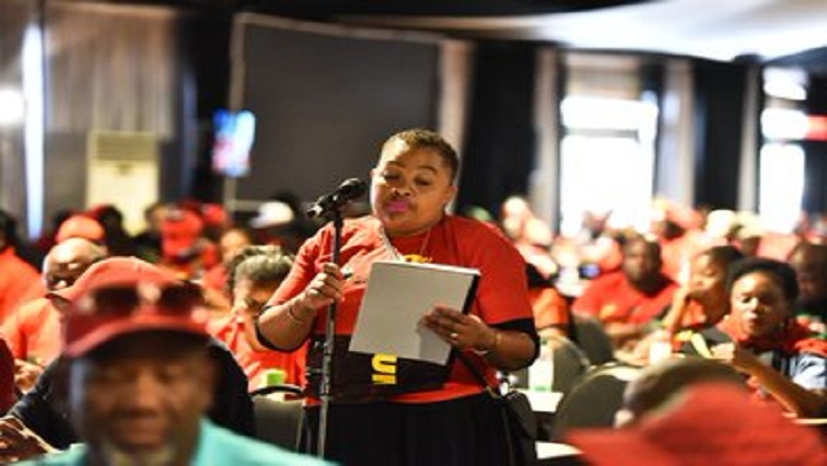 The leadership of the EFF is discussing the political overview at the #EFFPlenum2022