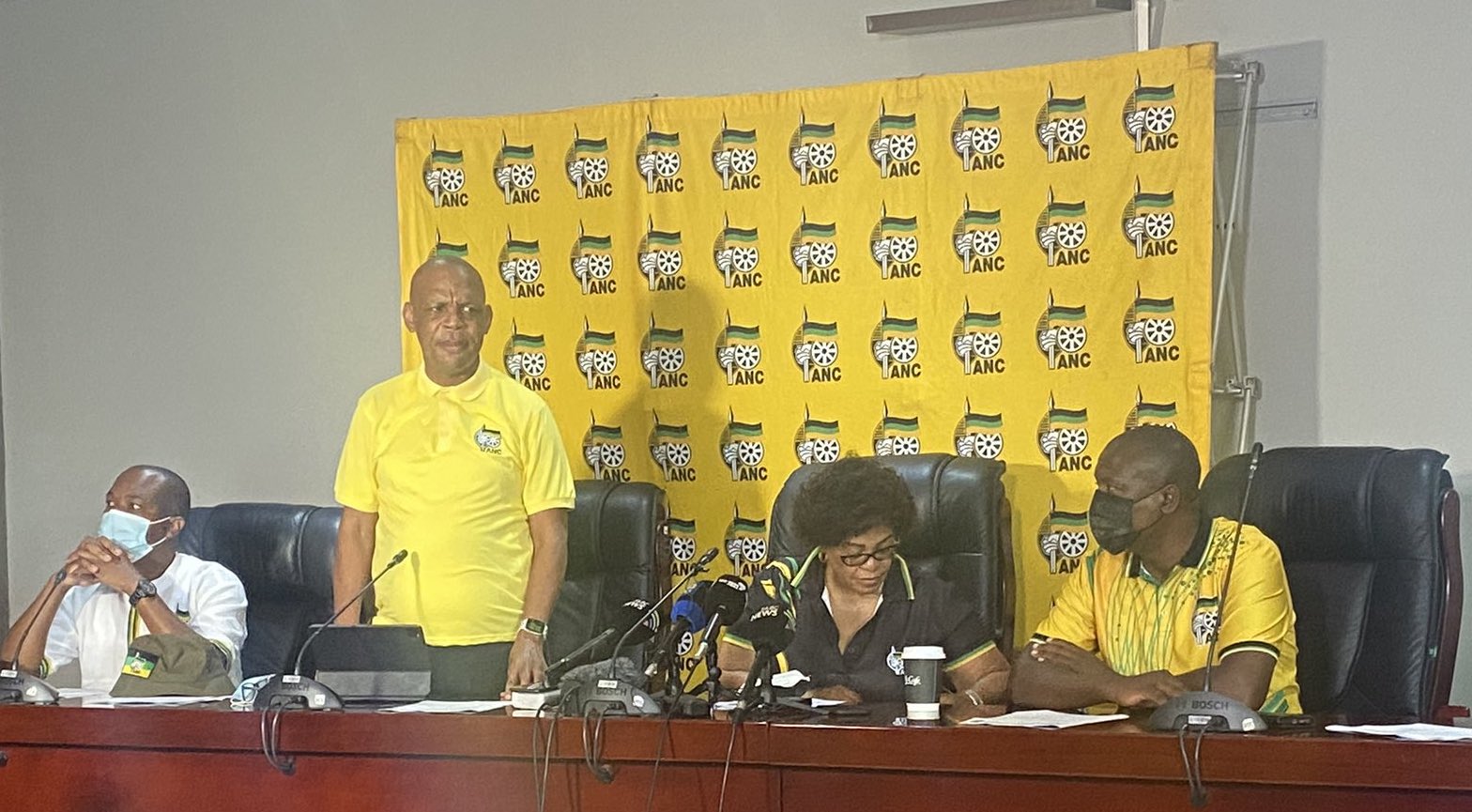 The ANC briefing members of the media on the state of readiness for the January 8 statement on Saturday.