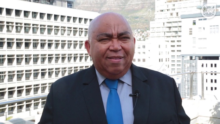 File image: Western Cape Minister of Community Safety, Albert Fritz.