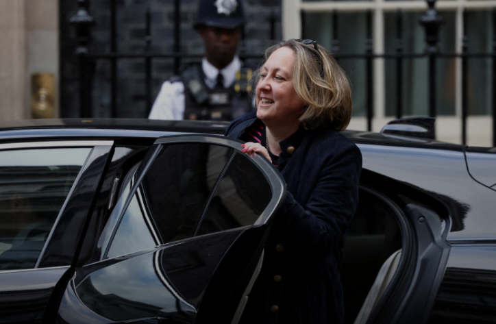 Britain's Secretary of State for International Trade Anne-Marie Trevelyan arrives in Downing Street in London, Britain, November 11, 2021