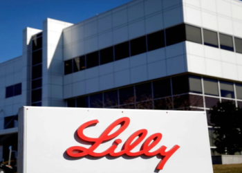 An Eli Lilly and Company pharmaceutical manufacturing plant is pictured at 50 ImClone Drive in Branchburg, New Jersey, March 5, 2021.