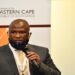 Eastern Cape Premier Oscar Mabuyane responding to questions during a media briefing.