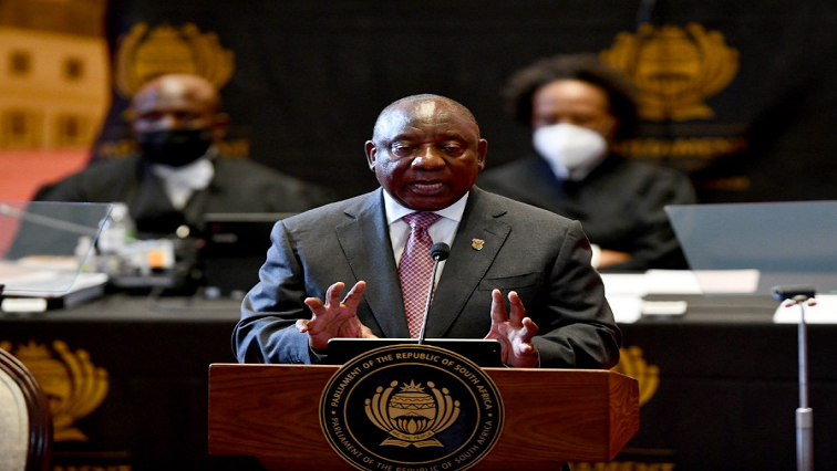 President Cyril Ramaphosa replies to the Debate on his State of the Nation Address at the Cape Town City Hall.