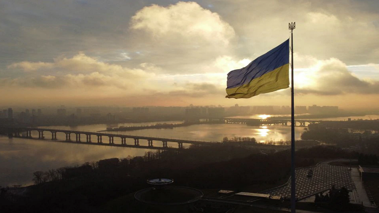 File image: Ukraine's biggest national flag on the country's highest flagpole is seen at a compound of the World War II museum in Kyiv, Ukraine, December 16, 2021.
