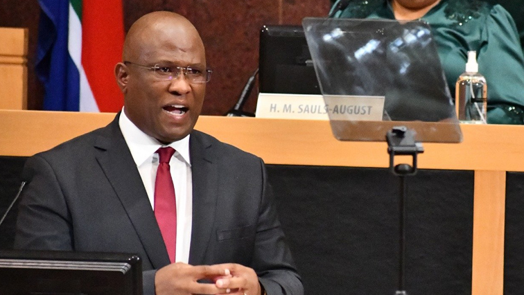 Eastern Cape Premier Oscar Mabuyane delivering his third State Of the Province Address on Thursday.